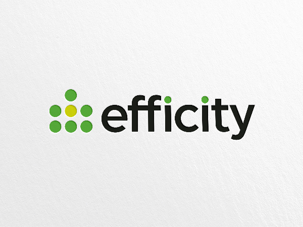 Nouveau logo efficity par Happyfactoryparis.com